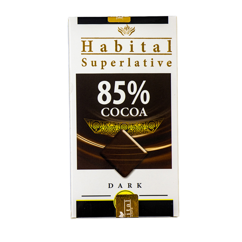 شکلات هابیتال تبلتی دارک 85 % (پک 8 عددی)